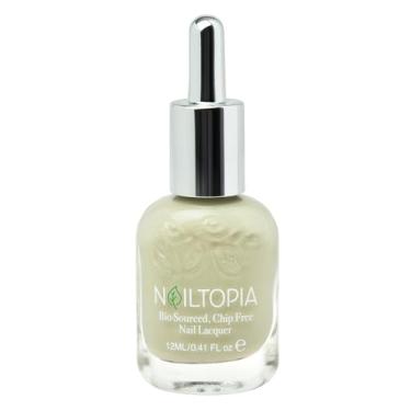 Imagem de Nailtopia Verniz para unhas de origem biológica, sem lascas - totalmente natural, fortalecedor de biotina e esmalte com infusão de superalimentos - Fórmula resistente a lascas - Secagem rápida, uso