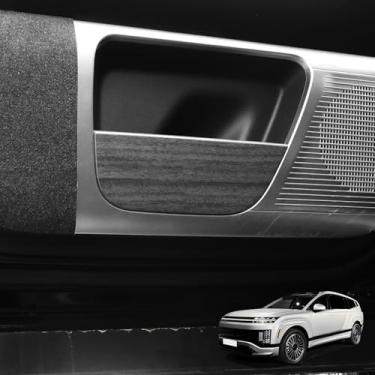 Imagem de YOUTOOCAR Capas protetoras de painel de chute de porta compatíveis com acessórios Hyundai IONIQ 9 (grão de madeira)