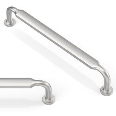 Imagem de Armário extrai níquel acetinado escovado Asimerdeco 160 mm, pacote com