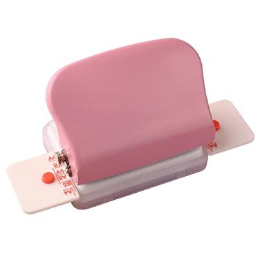 Imagem de Kiboule Perfurador de papel de 6 buracos Perfurador de metal portátil com capacidade para 5 folhas 6mm para A4 A5 B5 Notebook Scrapbook Planner Diário