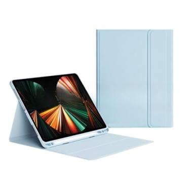 Imagem de Case para tablet Capa couro Sono magnético Para ipad 10 A16 geração 7 8 9 10.2 pol não incluída teclado SIR(Azul Claro,IPAD 10/ A16)
