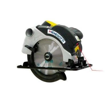 Imagem de Serra Circular Menegotti Mmc 1400 7.1-4 1400w 220v - Disco 24 E 40 Dentes - Laser Guia