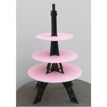 Imagem de Bandeja-suporte Tipo Torre Para Doces E Bolos Em Mdf