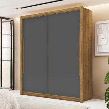 Imagem de Guarda Roupa Casal 2 Portas 3 Gavetas Istambul - Nature-alasca-camarim Nature-alasca-camarim