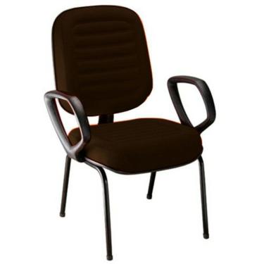 Imagem de Cadeira Para Escritório Diretor Gomada Linha Blenda Marrom