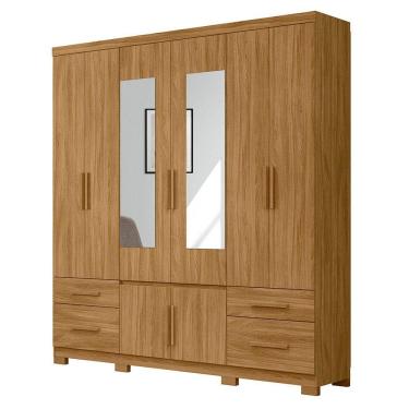 Imagem de Guarda Roupa 8 Portas Com Espelho Porto Plus Freijó 943036