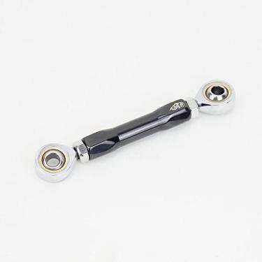 Imagem de POWER JAMES Alavanca de câmbio de alavanca de câmbio de controle médio banhado a preto de titânio CNC para Harley Davidson 84-2017 Dyna, 18-Later Street Bob, Softail Standard FXLR/FXLRS/FXLRST/FXRST