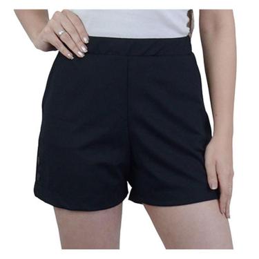 Imagem de Shorts Feminino Olho Fatal Crepe Preto - 60167-Feminino