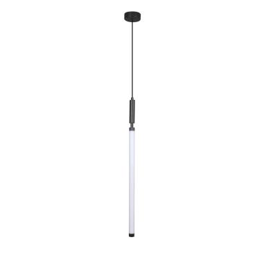 Imagem de Pendente Moderno Tubo Preto 64cm Led 16W 3200K Bivolt 16203-PL