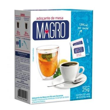 Imagem de Adoçante Magro Tradicional Cartucho 50 x 0,5G
