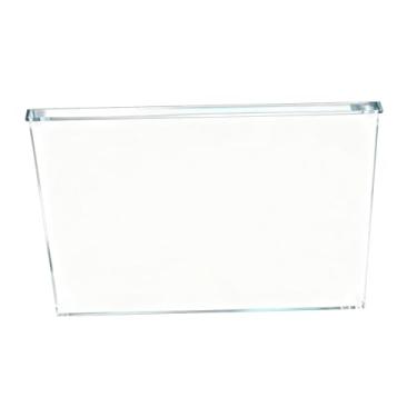 Imagem de predolo Tábua de corte acrílica transparente com borda protetora para, ideal para frutas, carnes e legumes, 40cmx30cm