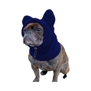 Imagem de Gorro Ajustável De Fleece Quente Para Cães, Boné Macio De Inverno Para