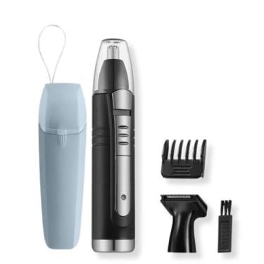 Imagem de Aparador de Pelos Barba Barbeador 2 em 1 com estojo Kemei - Mormino, A