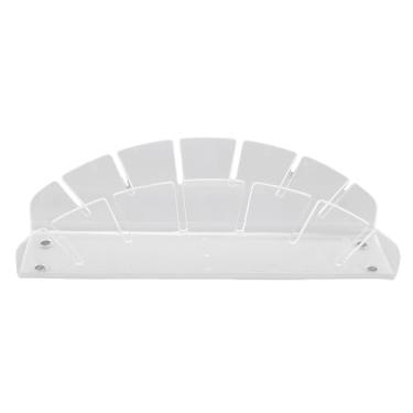 Imagem de Pssopp Suporte para boné de Beisebol, Suporte de Rack Organizador de Chapéu Acrílico Transparente para Coleção de Bonés, óculos de Sol, Paletas de Sombras, Sem Necessidade de Montagem