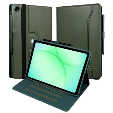 Imagem de E NET-CASE Capa para Samsung Galaxy Tab A11 Plus 2025/ A9 Plus 2023 de 11 polegadas (SM-X236B/SM-X210/X215/X216) com suporte de caneta S, à prova de choque, capa traseira transparente transparente