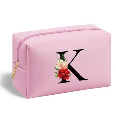 Imagem de Presentes de aniversário de amizade para mulheres, sua tia, irmã, dama de honra, colegas de trabalho, noiva, bolsa de cosméticos para viagem, maquiagem, bolsa com zíper, linda bolsa de higiene pessoal