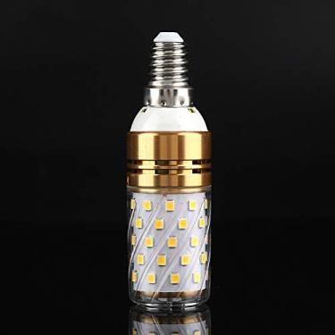 Imagem de aqxreight Lâmpada de Milho LED E14 12W Lâmpada Decorativa Branca Quente de Vela Cilíndrica AC 85-240V Pode Alongar A de Milho LED 12WLâmpada de LEDE14 de (Branco quente 12 watts)