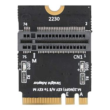 Imagem de Cryfokt Placa Adaptadora Compacta NVME SSD para M.2 Key A-E Com Instalação Vertical, Adequada para Tipo 2280 e Placa Principal M.2 Key A/E 2230 Slot