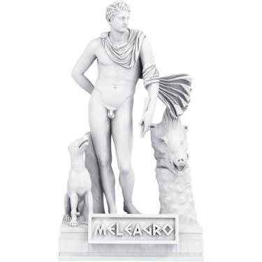 Imagem de Estátua Meleagro - Herói Grego (Cor Mármore)