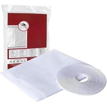 Imagem de Tela Mosquiteiro Para Janela Com Velcr Anti-inseto Mosquito Janela Autocolante Pernilongo(KIT 2 UNIDADES)