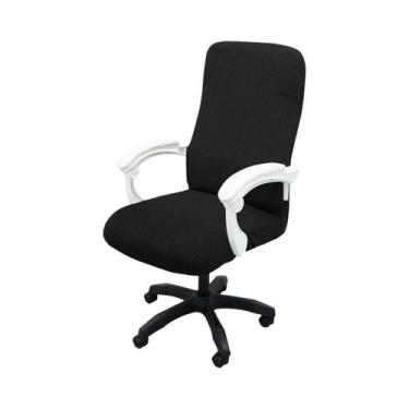 Imagem de Capa De Cadeira De Escritório Para Computador Em Jacquard Espesso, Res