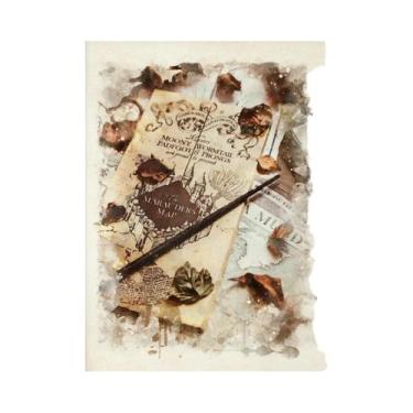 Imagem de Pôster De Lona Para Quarto Infantil, Castelo De Hogwarts, Casa De Abób