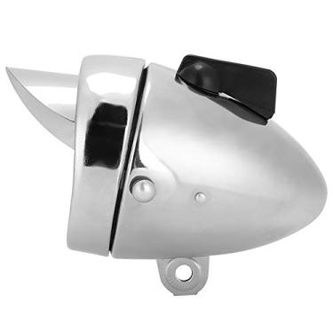 Imagem de Farol vintage, luz de LED retrô para bicicleta com lente especial para segurança de equitação noturna, LED branco de ângulo visual de 160°, lâmpada frontal acessórios de ciclismo (prata)