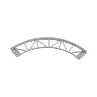 Imagem de Trilhos De Montanha-Russa Cinza 10pcs Peças Técnicas De Pequenas Partí