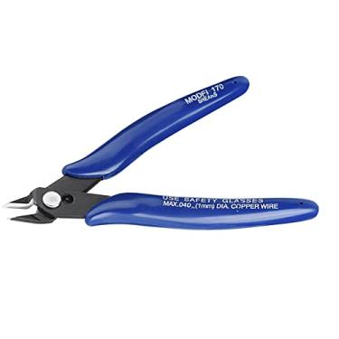 Imagem de Generic Cortador de Fio Diagonal Leve Ferramenta Tesoura para Eletrônica Jóias Pesca 1.6mm Metal Macio 0.8mm Fio de Ferro