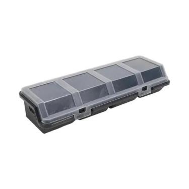 Imagem de Caixa Organizadora Plástica Multi-Compartimentos Para Parafusos E Pequ