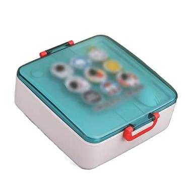 Imagem de Bento Boxes Lancheira com Compartimento Removível, Bento Box e Sacos de Isolamento (Cor: Branco) (Branco)
