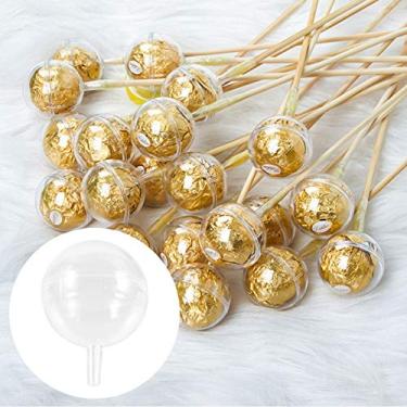 Imagem de 95 Unidades Toro De Chocolate Porta Pirulito Copos De Chocolate Porta Trufas De Plastico Porta Cupcakes Suporte De Muffin De Chocolate Transparente Recipiente Plástico