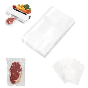 Imagem de Sacos seladores a vácuo de 25 x 18 cm (20 peças) – grau comercial pesado, sem BPA, reutilizáveis e resistentes a perfurações | Perfeito para armazenamento de alimentos, cozimento sous vide e freezer