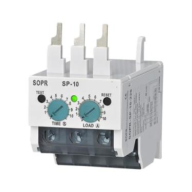 Imagem de SOPR-SP Electronic Overload Relay Motor Protector Thermal Overload Relay 1Pcs(3-30A,Un 24VAC DC)