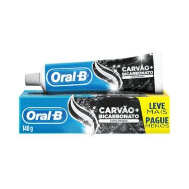 Imagem de Creme Dental Oral B Extra Branco Carvão + Bicarbonato 70g - Oral-B