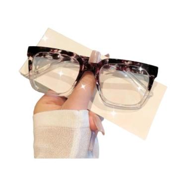 Imagem de Óculos De Leitura Estilo Oprah Unissex Com Hinge De Molas +1.0 a +4.0 