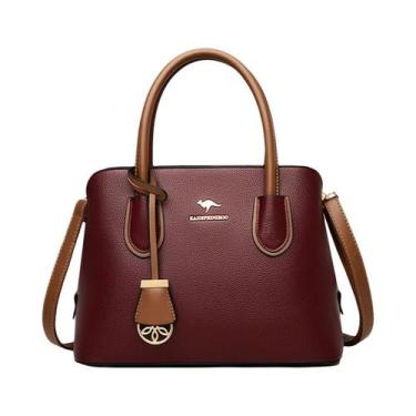 Imagem de Bolsa Tote De Couro Luxuosa Para Mulheres Com Grande Capacidade, Desig