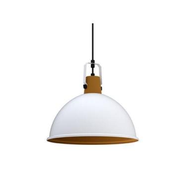 Imagem de Luminária Teto Pendente Factory M - Taschibra, Branco