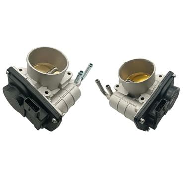 Imagem de Corpo do acelerador esquerdo e direito de 2 peças compatível com Infiniti EX35 FX35 2008-2012 Compatível com Infiniti Q50 Q70 2014-2019 Compatível com Nissan 350Z 2007-2009 Compatível com Nissan 370Z