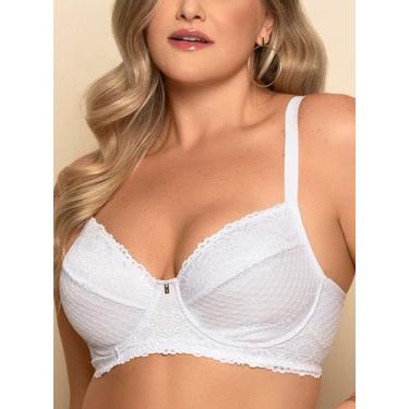 Imagem de Sutiã Sustentação Nayane SP 08 0004 Plus Size Renda e Microfibra T. 48
