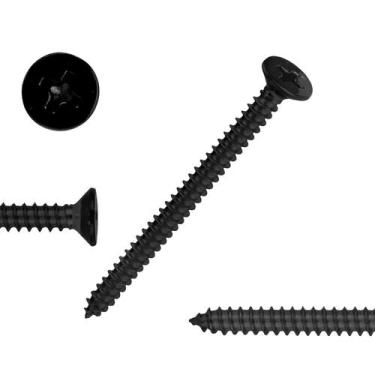 Imagem de Parafusos de madeira QISHENG Black Oxide Aço Inoxidável 304 100 unidad