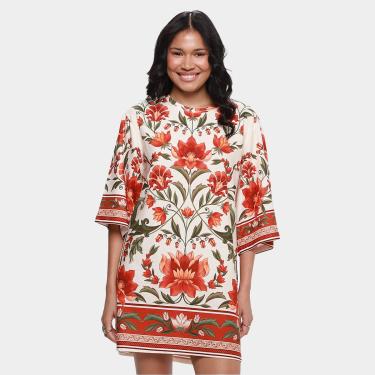 Imagem de Vestido Farm T-Shirt Básico Natalia Feminino-Feminino