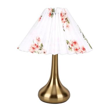 Imagem de Diydeg Candeeiro de Mesa de Cabeceira, Candeeiro de Mesa LED Regulável Com Sombra de Tecido, Ambiente Decorativo Abajur de Cabeceira para Leitura, Decoração de Casa, Festa, Sala de (Tipo 2)