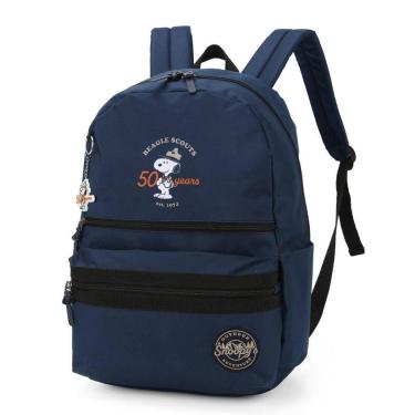 Imagem de Mochila Feminina Snoopy MS46725SN Azul-Feminino
