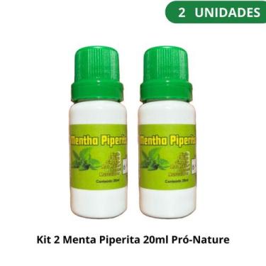 Imagem de Óleo Essencial Menta Piperita Kit 2x20ml Aromaterapia Relax - PRONATUR