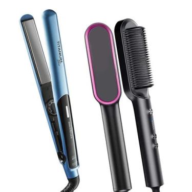 Imagem de Prancha De Cabelos Alisadora Britania Titanium 220ºc Chapinha Progress