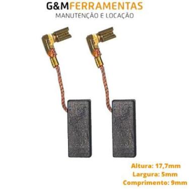 Imagem de Par Escovas De Carvão Martelete Bosch Gbh2-24d TC 42 - G&M Ferramentas