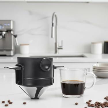 Imagem de Coador de Café Inox Portátil Reutilizável Sem Filtro