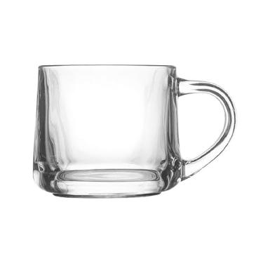 Imagem de x3anggyt5 Caneca de café transparente 379 g, copos de vidro sem chumbo espessos com alça para bebida quente/fria, latte, cappuccino, chá e suco