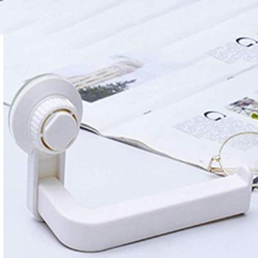 Imagem de Suporte para rolo higiênico, papel higiênico, banheiro, plástico, suporte de papel higiênico, telhado de água, banheiro, cozinha, rolo montado na parede, acessórios de prateleira de toalha, suporte de